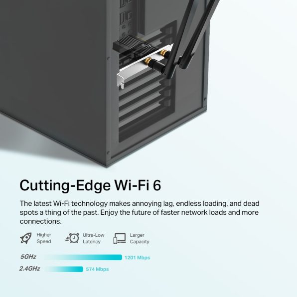 Archer TX20E Adaptador PCIe AX1800 Wi-Fi 6 Bluetooth 5.2 - Imagen 2