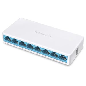 MS108 Switch de escritorio de 8 puertos a 10 / 100Mbps