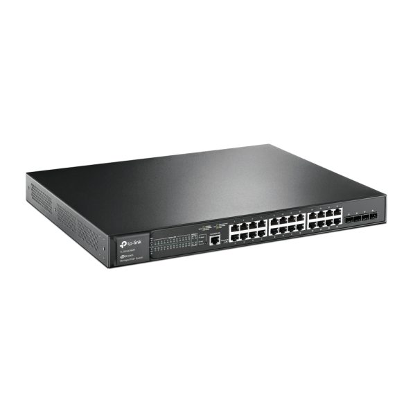 TL-SG3428MP Switch administrado JetStream de 28 puertos Gigabit L2 con PoE+ de 24 puertos