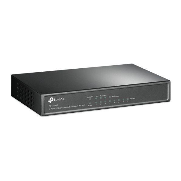 TL-SF1008P Switch PoE de Escritorio de 8 Puertos de 10/100Mbps