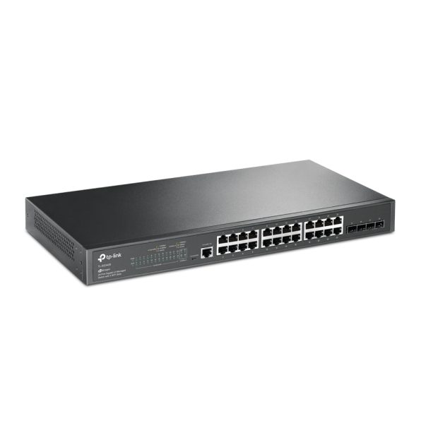 TL-SG3428  Switch administrado JetStream de 24 puertos Gigabit L2 con 4 ranuras SFP - Imagen 2
