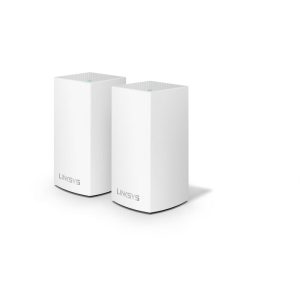 WHW0102 Sistema Velop WiFi Intelligent Mesh de doble banda de Linksys (AC3900, blanco, paquete de 2)
