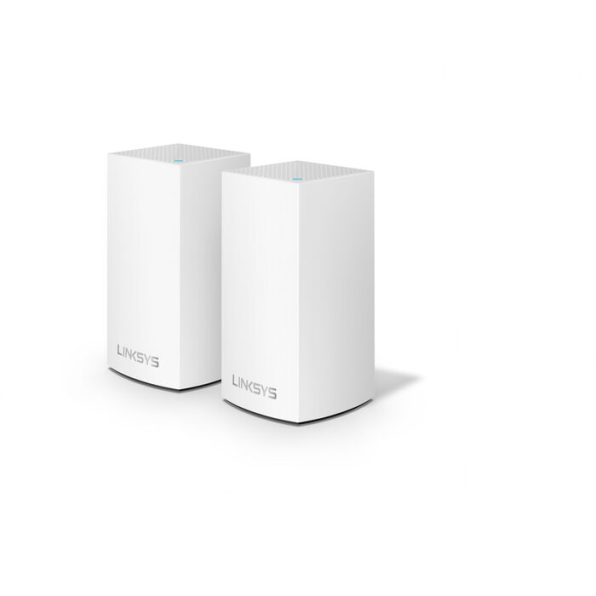 WHW0102 Sistema Velop WiFi Intelligent Mesh de doble banda de Linksys (AC3900, blanco, paquete de 2)