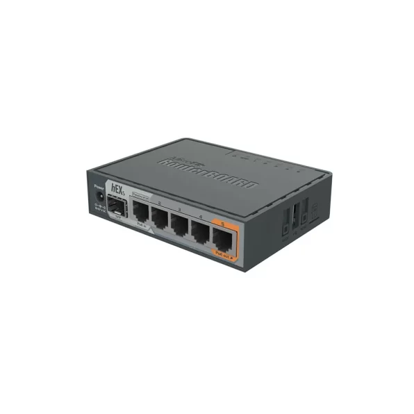 Router MikroTik RB760IGS con 5 Puertos Gigabit y 1 puerto SFP