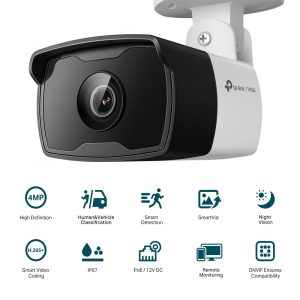 VIGI C340I Cámara de red tipo bala a todo color para exteriores de 4 MP