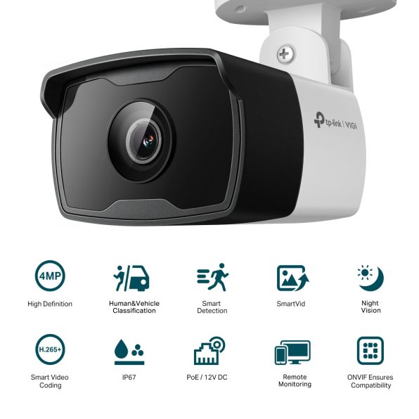 VIGI C340I Cámara de red tipo bala a todo color para exteriores de 4 MP - Imagen 2